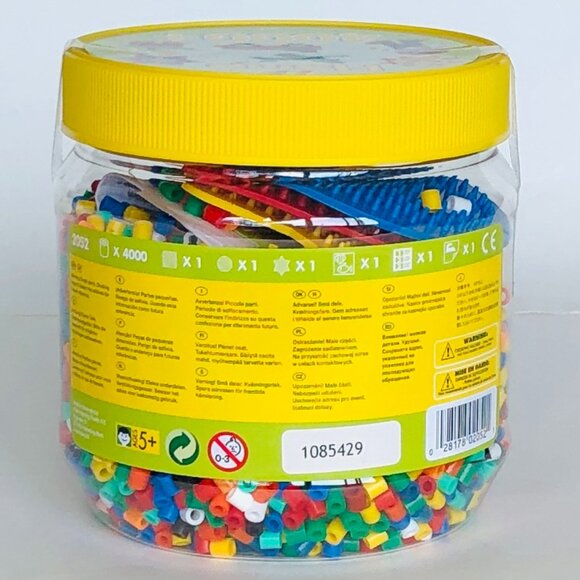 Hama Beads 4000 Iron on Beads and Pegboard Tub New Sealed - Picture 4 of 9